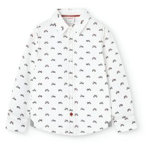Boboli Camisa Manga Larga de niño 737041 9175 BLANCO CORDONETS