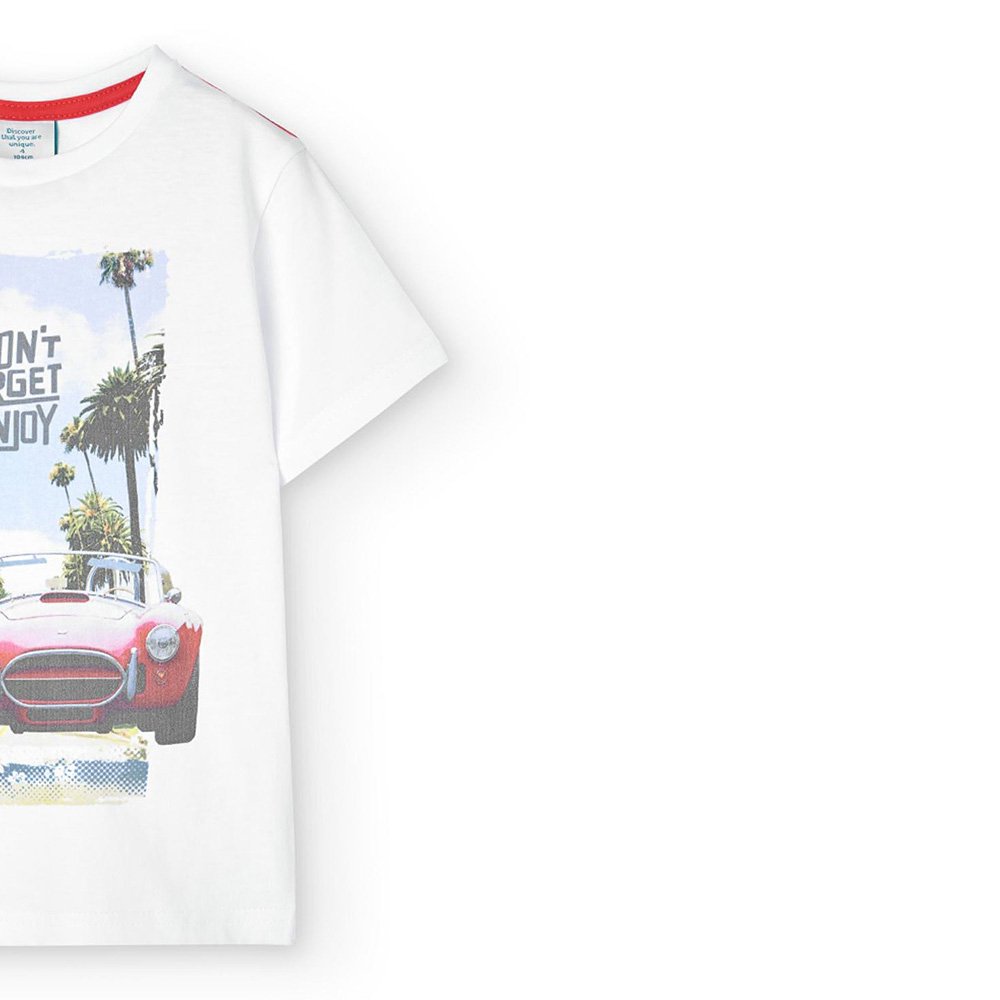 Boboli Camiseta punto básica de niño 838223 1100 BLANCO CORDONETS - Imagen 3