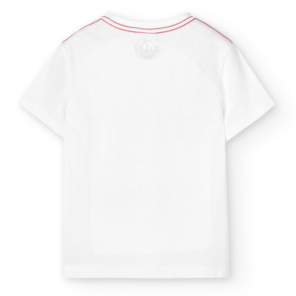 Boboli Camiseta punto básica de niño 838223 1100 BLANCO CORDONETS - Imagen 4