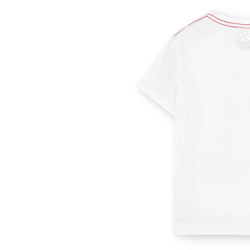 Boboli Camiseta punto básica de niño 838223 1100 BLANCO CORDONETS - Imagen 5