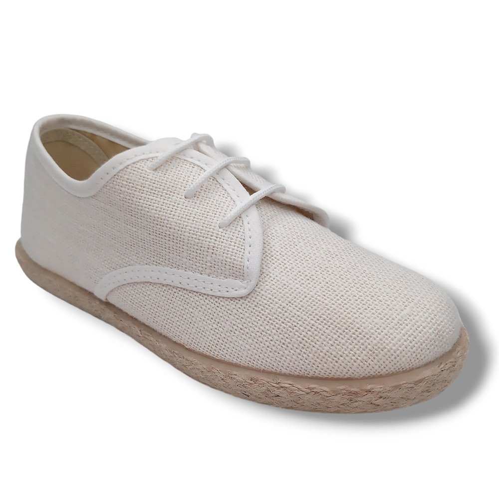 Zapatilla Lino Chuches 020007 BLANCO CORDONETS