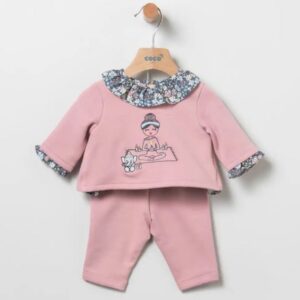 Coco Acqua Conjunto Pack de bebé niña 80311 ROSA NUDE CORDONETS