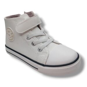 Conguitos Zapatillas Altas GOFLEX BAREFOOT Niña OSSH141104-WHITE BLANCO CORDONETS