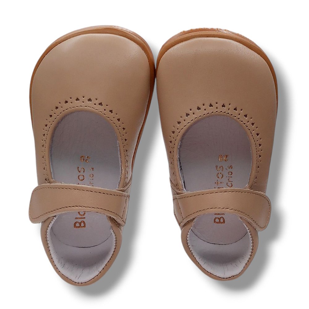 Blanditos by Crio's Merceditas Barefoot CALMA BEIG25V Niña CORDONETS - Imagen 6