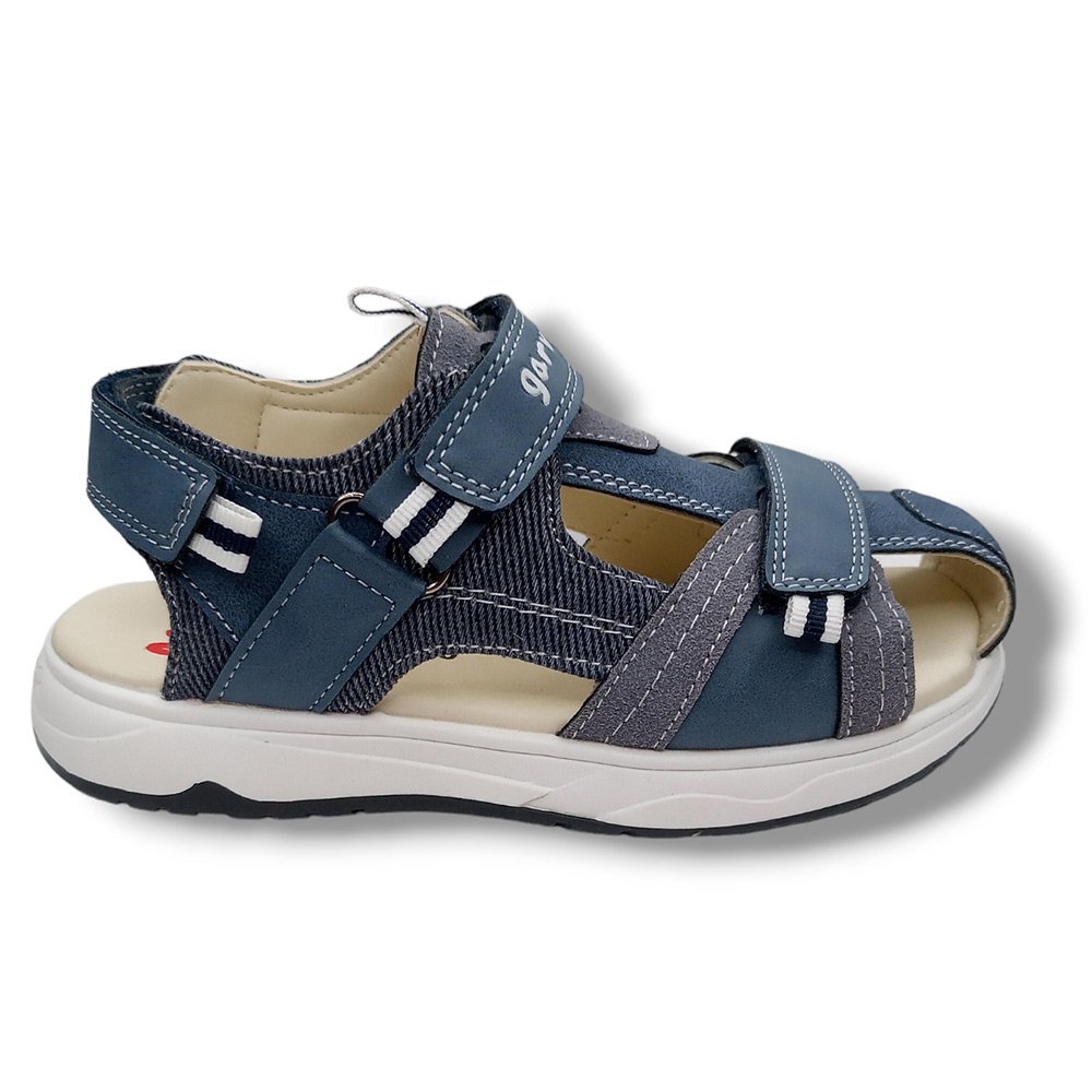 Garvalin Sandalia Cerrada Niño 232650-A JEANS CORDONETS - Imagen 2