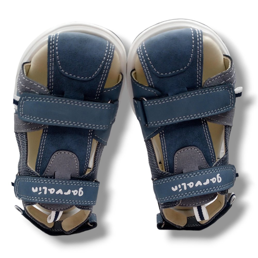 Garvalin Sandalia Cerrada Niño 232650-A JEANS CORDONETS - Imagen 6