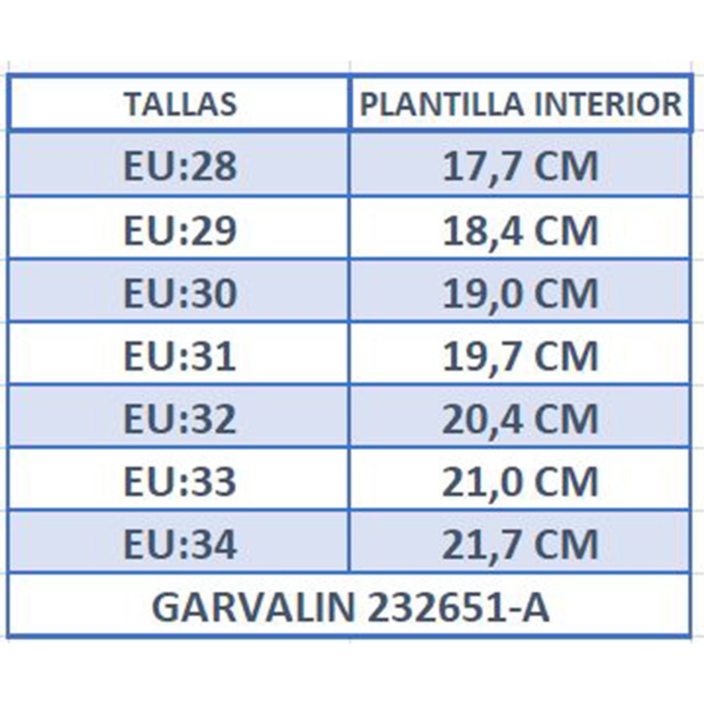 Garvalin Sandalia Abierta Niño 232651-A JEANS CORDONETS - Imagen 9