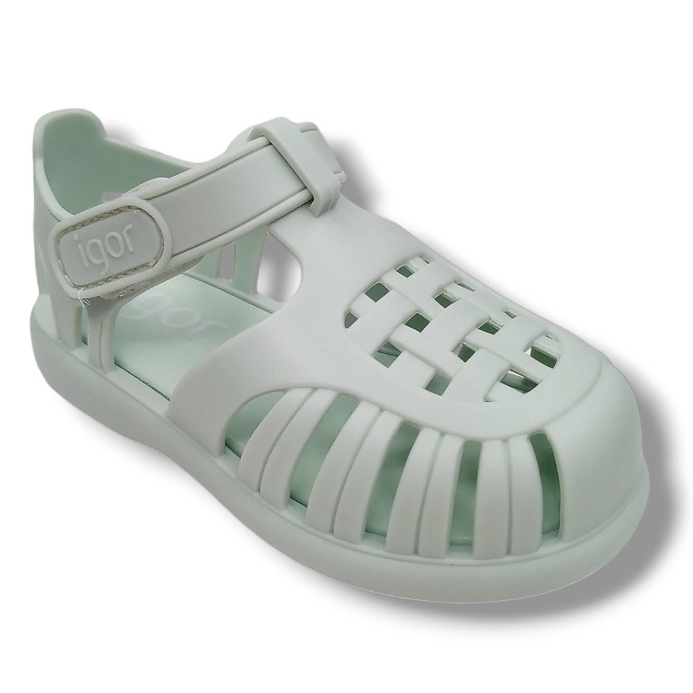 Igor Sandalia Cerrada Cangrejera S10271-026 TOBBY SOLID MENTA Niña CORDONETS