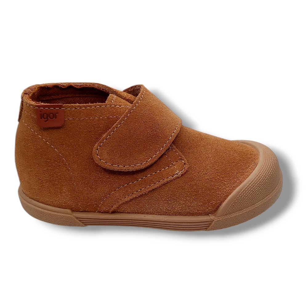 Igor Botas Serraje Barrefoot TUI W10321-397 COGNAC Niño CORDONETS - Imagen 2