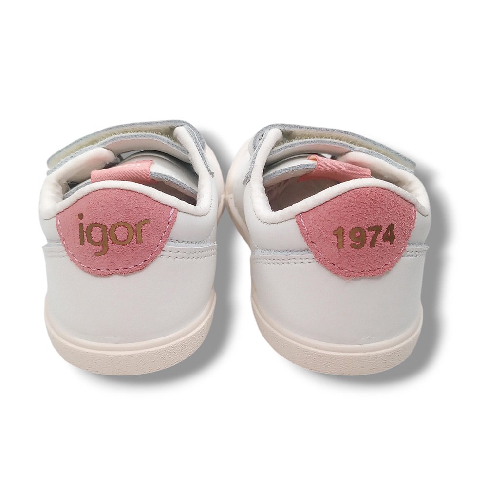 Igor Deportivas Zapatilla Sneakers W10325-383 TENNIS BLANCO/ROSA Niña CORDONETS - Imagen 5