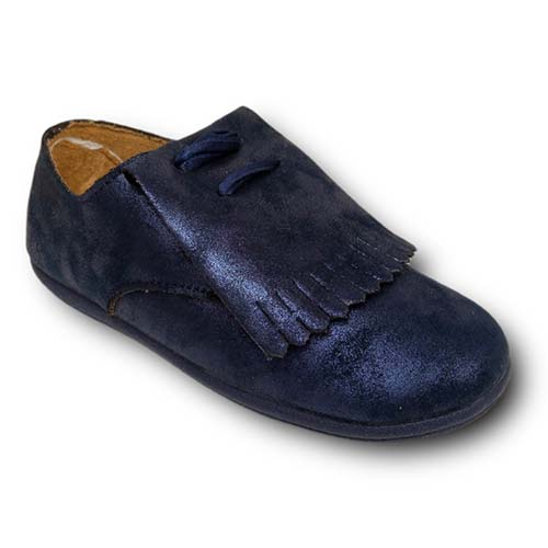 Vulpeques Blucher Niña 218-CU MARINO CORDONETS