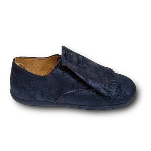 Vulpeques Blucher Niña 218-CU MARINO CORDONETS - Imagen 2