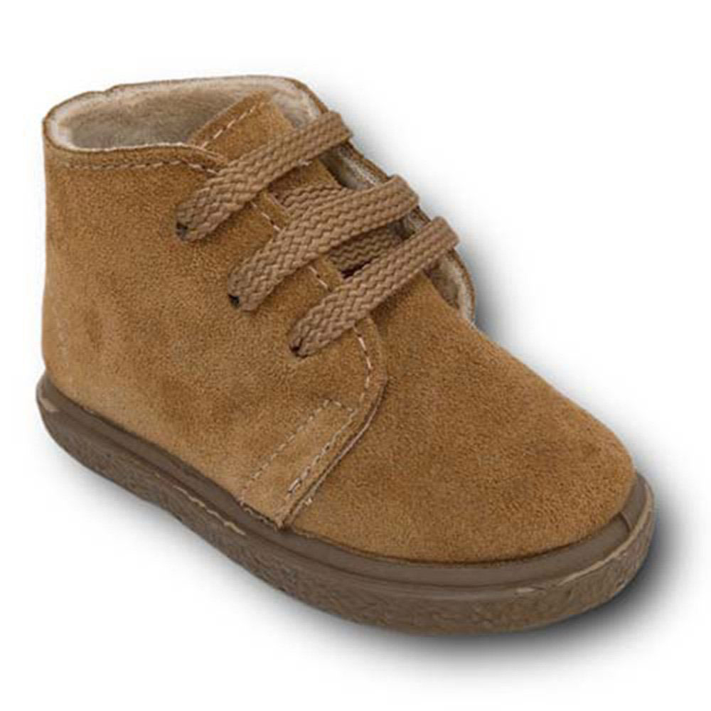 Vulpeques Botas Serraje Niño 1111-SE ARENA CORDONETS