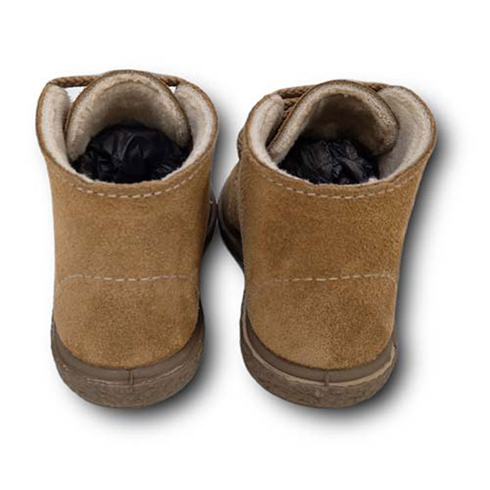 Vulpeques Botas Serraje Niño 1111-SE ARENA CORDONETS - Imagen 5