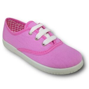 Vulpeques Zapatilla Lona Niña 101-PCV FUXIA CORDONETS