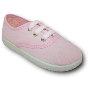 Vulpeques Zapatilla Lona Niña 101-PCV ROSA CORDONETS