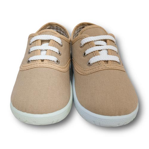 Vulpeques Zapatilla Lona Niña 101-PCV ARENA CORDONETS - Imagen 3
