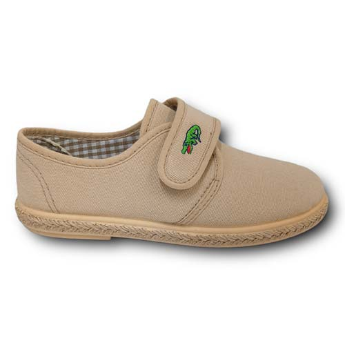 Vulpeques Zapatilla Lona Niño 1034 ARENA CORDONETS - Imagen 2