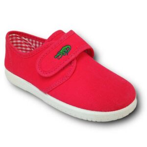 Vulpeques Zapatilla Lona Niño 134 ROJO CORDONETS