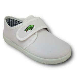 Vulpeques Zapatilla Lonas NIño 134 BLANCO CORDONETS