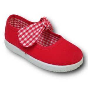 Vulpeques Merceditas Lona Niña 104-LV ROJO CORDONETS
