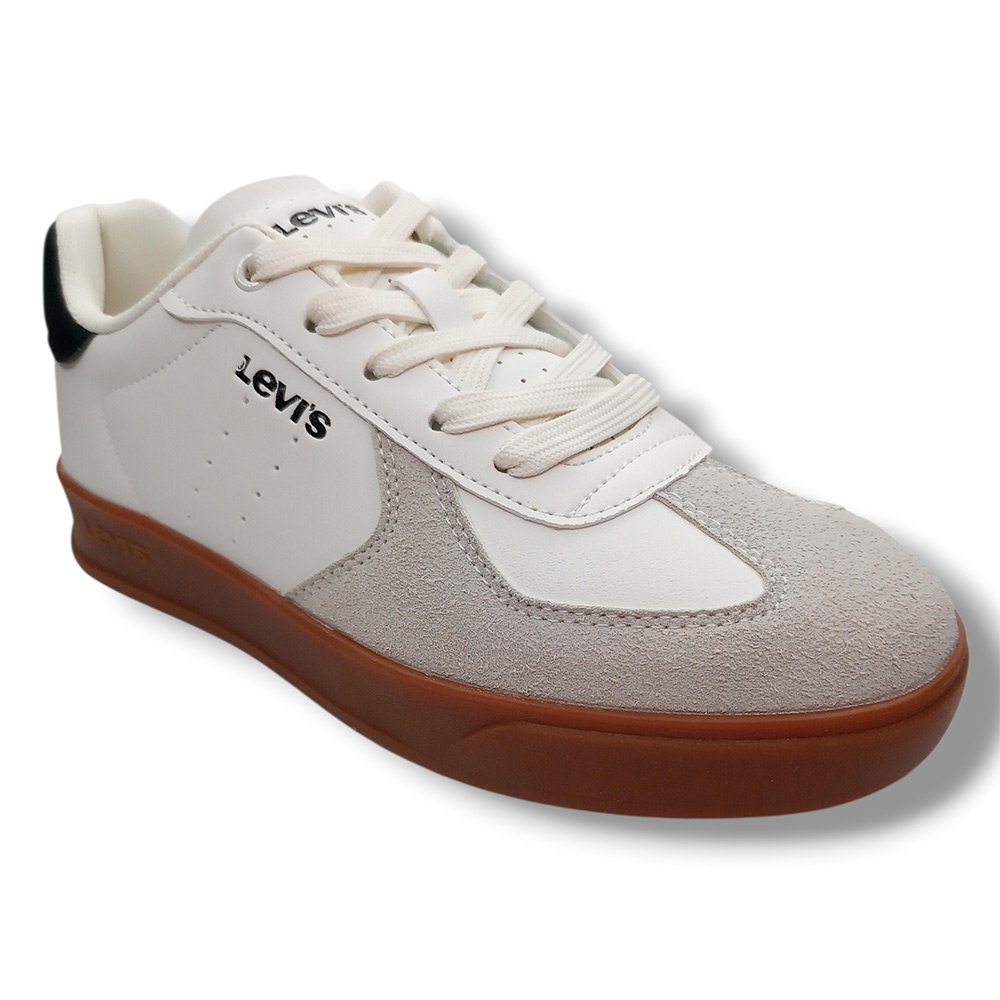 Levi's Zapatilla Levis Niño GABHAN SR VGAB0013S WHITE BLACK CORDONETS
