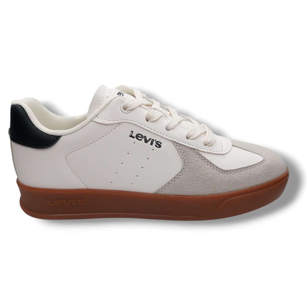 Levi's Zapatilla Levis Niño GABHAN SR VGAB0013S WHITE BLACK CORDONETS - Imagen 2
