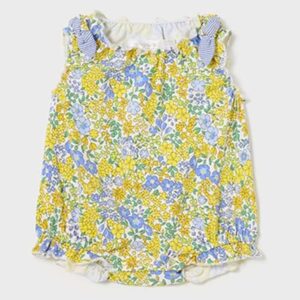 Mayoral Pelele punto combinado de bebé 1606 DANDELION ROYALE CORDONETS