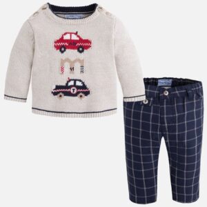 Mayoral Conjunto Pack de bebé Niño 2536 ARENA DEEP BLUE CORDONETS