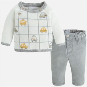 Mayoral Conjunto Pack de bebé Niño 2538 GRIS VAPOR CORDONETS