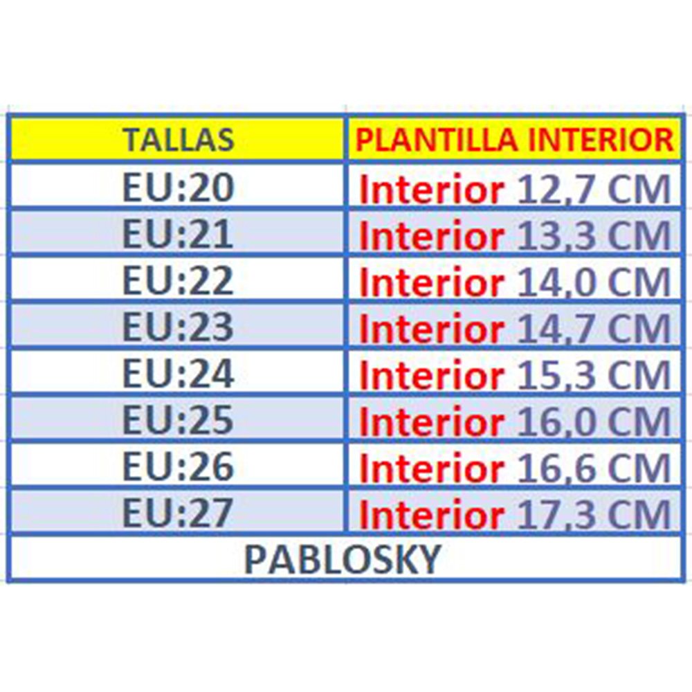 Pablosky Zapatilla Lona Niña 975530 GLITTER MULTICOLOR CORDONETS - Imagen 9