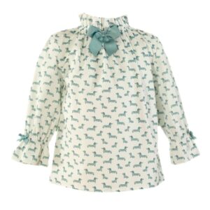 Miranda Camisa Niña 34/0622/2 VERDE CORDONETS