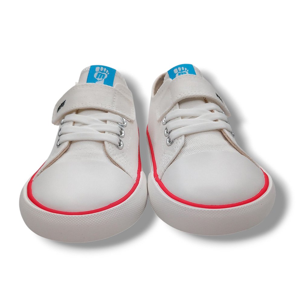 Mustang Zapatilla Lona Sneakers niña 49065 BLANCO Zapatillas calzado niños Summer CORDONETS - Imagen 4