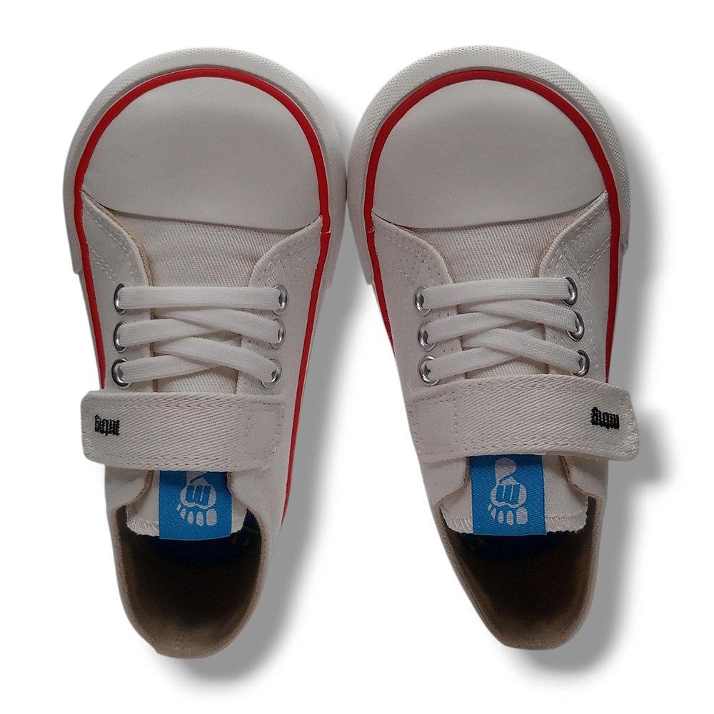 Mustang Zapatilla Lona Sneakers niña 49065 BLANCO Zapatillas calzado niños Summer CORDONETS - Imagen 6