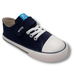 Mustang Zapatilla Lona Sneakers niña 49065 MARINO Zapatillas calzado niños Summer CORDONETS