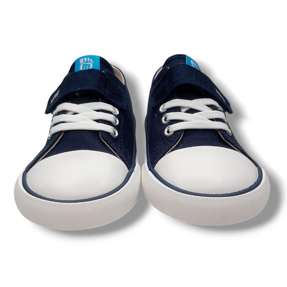 Mustang Zapatilla Lona Sneakers niña 49065 MARINO Zapatillas calzado niños Summer CORDONETS - Imagen 4
