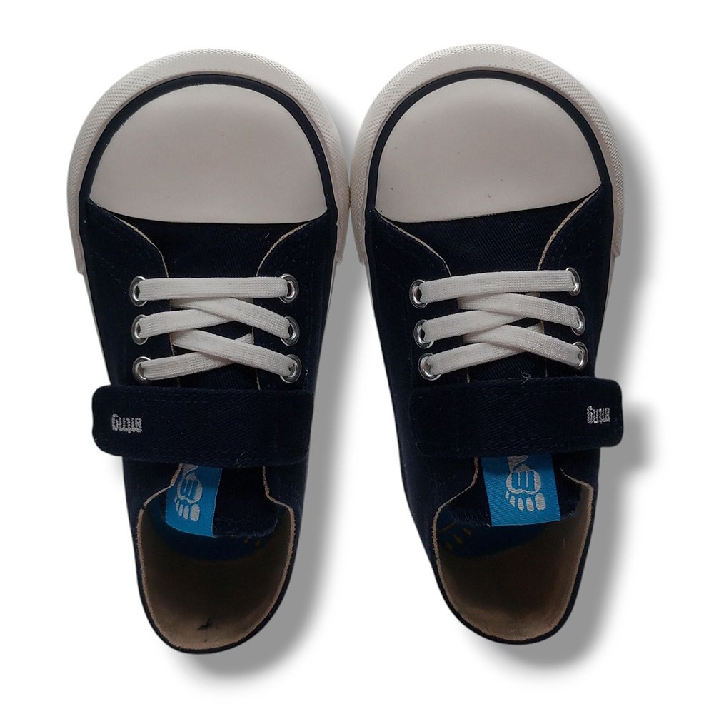 Mustang Zapatilla Lona Sneakers niña 49065 MARINO Zapatillas calzado niños Summer CORDONETS - Imagen 6