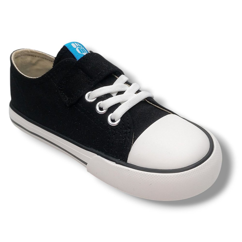 Mustang Zapatilla Lona Sneakers niña 49065 NEGRO Zapatillas calzado niños Summer CORDONETS - Imagen 3