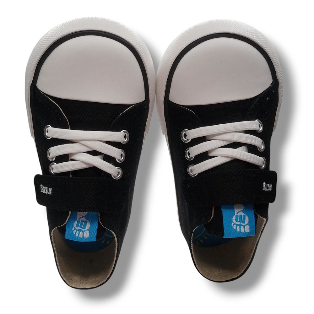 Mustang Zapatilla Lona Sneakers niña 49065 NEGRO Zapatillas calzado niños Summer CORDONETS - Imagen 6