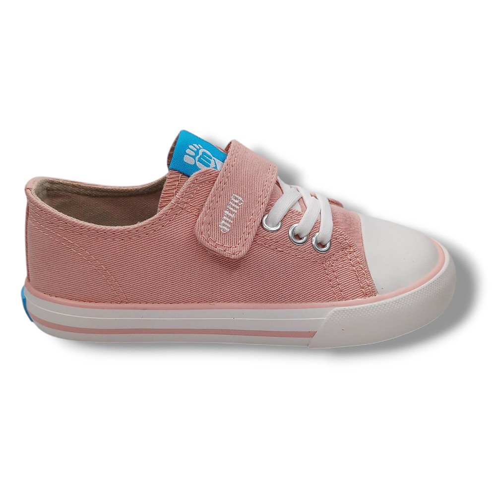 Mustang Zapatilla Lona Sneakers niña 49065 ROSA Zapatillas calzado niños Summer CORDONETS - Imagen 2