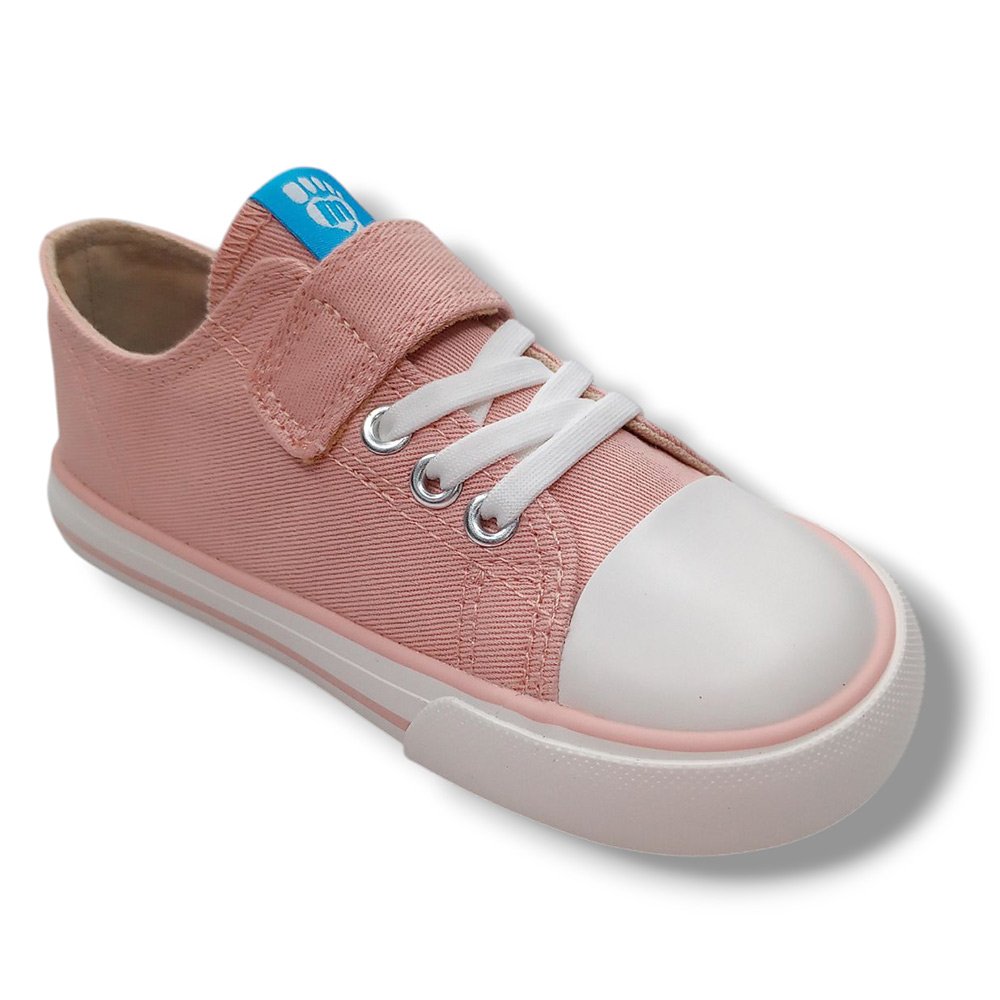 Mustang Zapatilla Lona Sneakers niña 49065 ROSA Zapatillas calzado niños Summer CORDONETS - Imagen 3