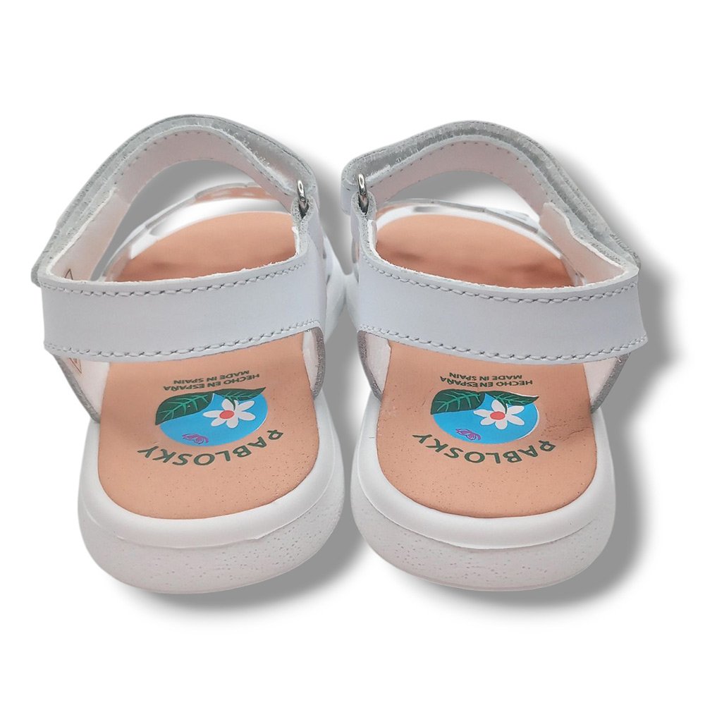 Pablosky Sandalia Abierta Niña 441800 BLANCO CORDONETS - Imagen 5