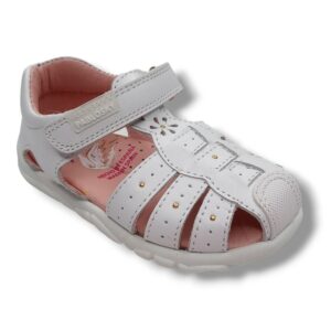 Pablosky Sandalia Cerrada Niña 025500 BLANCO CORDONETS