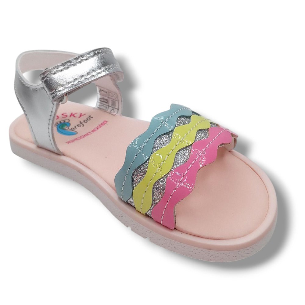 Pablosky Sandalia Abierta Niña Barefoot 054250 BLANCO CORDONETS - Imagen 3
