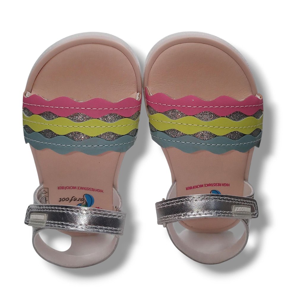 Pablosky Sandalia Abierta Niña Barefoot 054250 BLANCO CORDONETS - Imagen 6