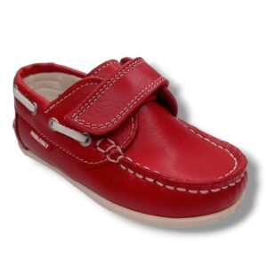 Pablosky Zapato Nautico Niño 104160 ROJO CORDONETS