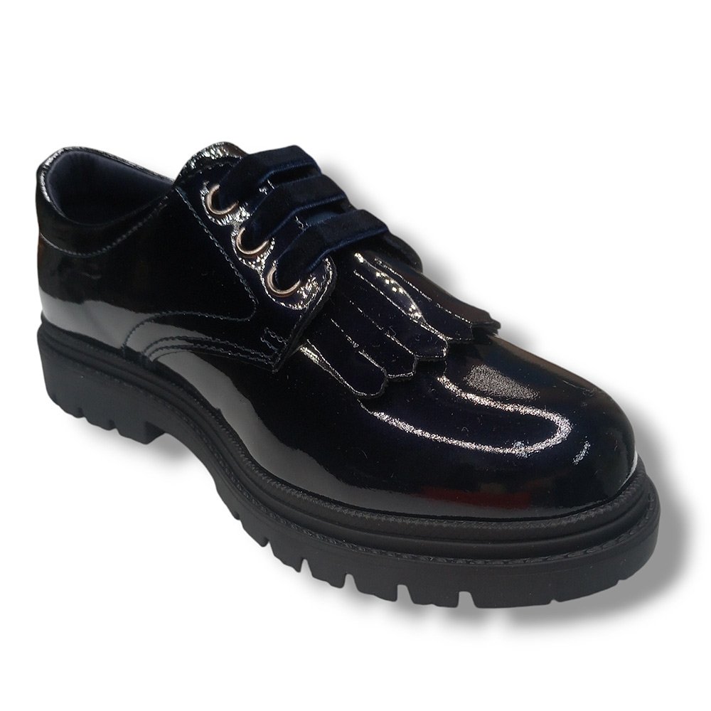 Pablosky Zapato Blucher Colegial Niña 360529 CHAROL MARINO CORDONETS - Imagen 3