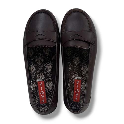 Pablosky Mocasin Colegial Niña 897390 MARRON CORDONETS