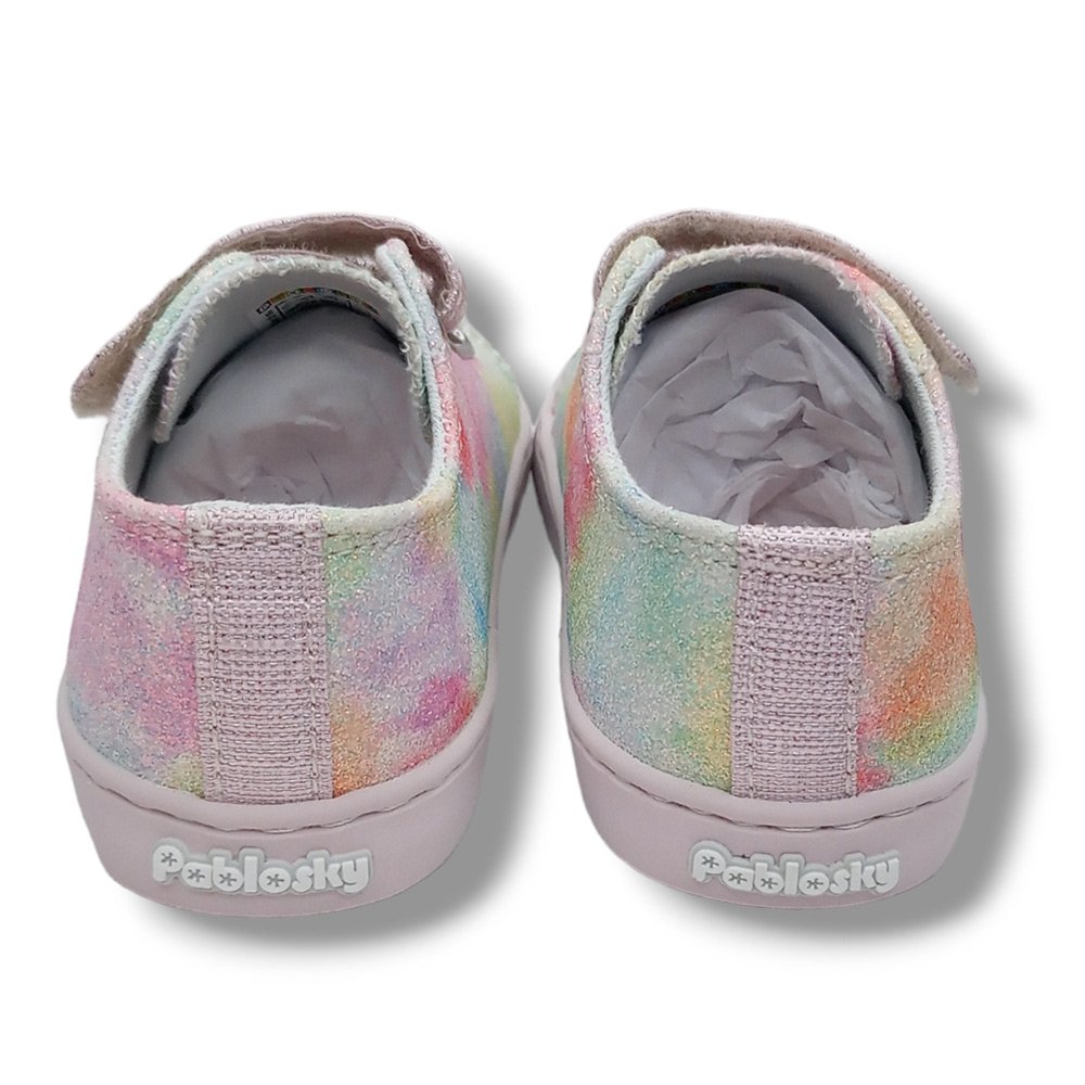 Pablosky Zapatilla Lona Niña 975530 GLITTER MULTICOLOR CORDONETS - Imagen 5