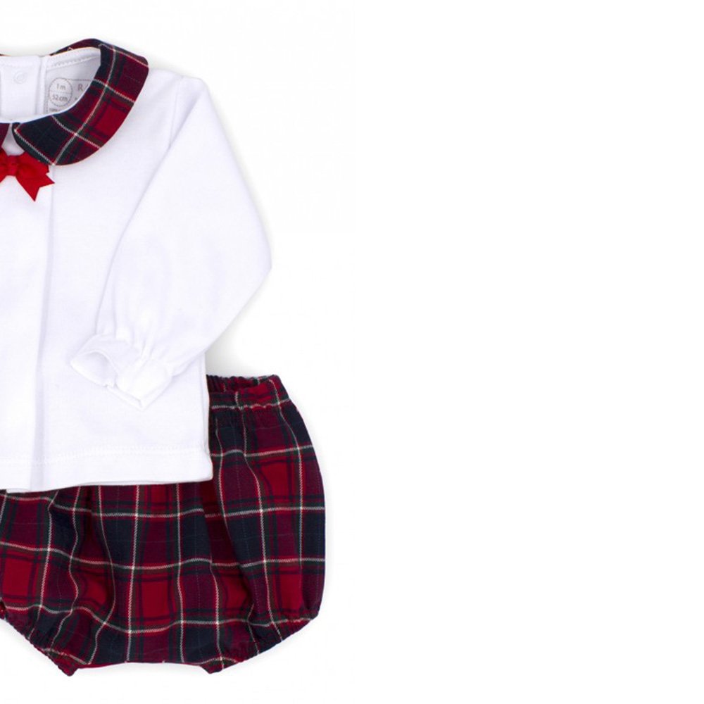 Rapife Conjunto Pack punto estampado de bebé Niña 5413W20 ROJO/RED-24 CORDONETS - Imagen 3